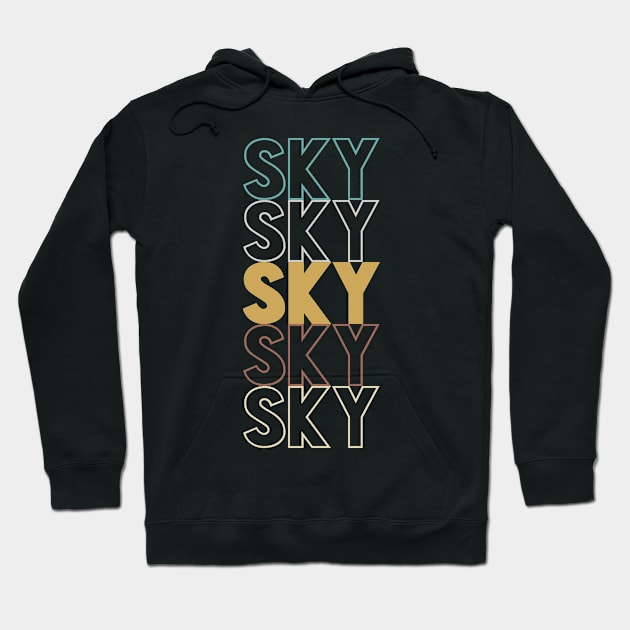 Sky Hoodie by Hank Hill